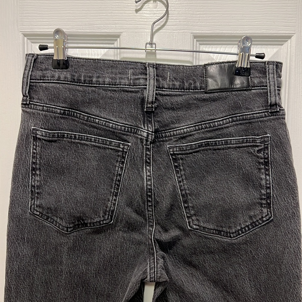 Madewell Perfect Vintage Jean in Lunar Wash (black) - Size 26 - Picture 5 of 11
